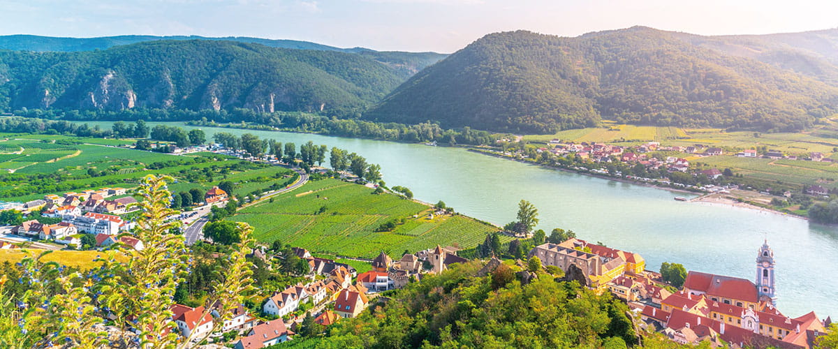Durnstein Village in the Wachau Valley